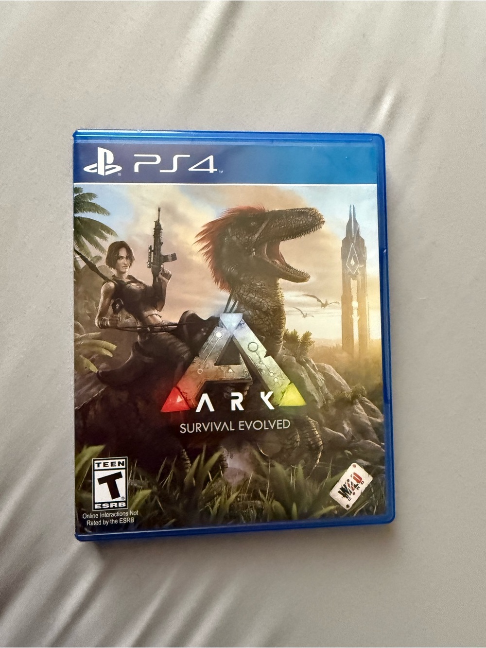 Sony PS4 ARK: Survival Evolved - Blue Case with Multicolor Logo